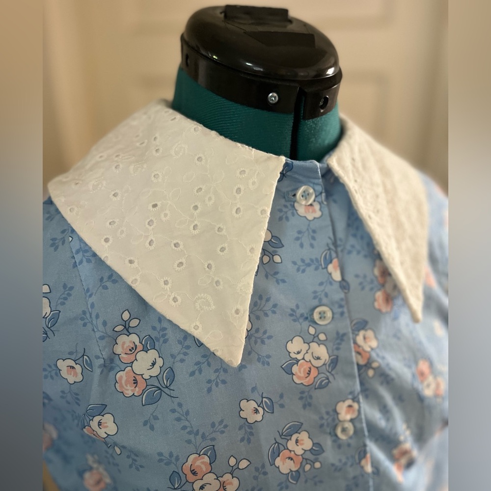 1930’s Handmade Reproduction Cotton Flower Sack Dress Size 4